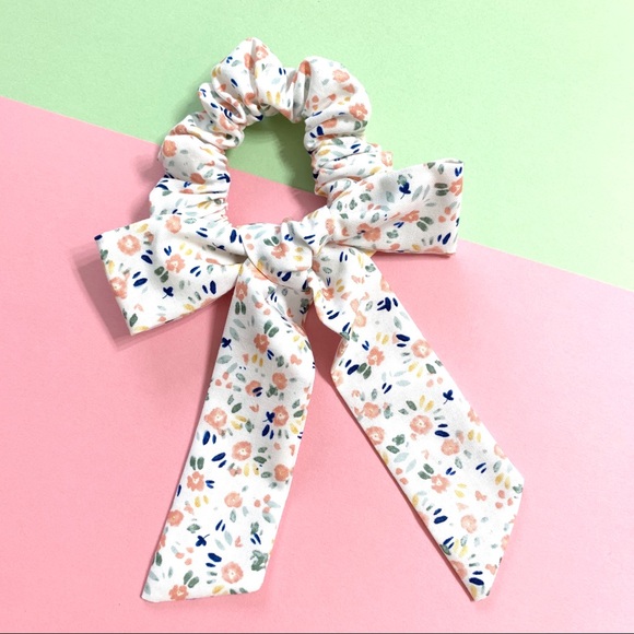 Accessories - Handmade Long Bow Hair Scrunchie